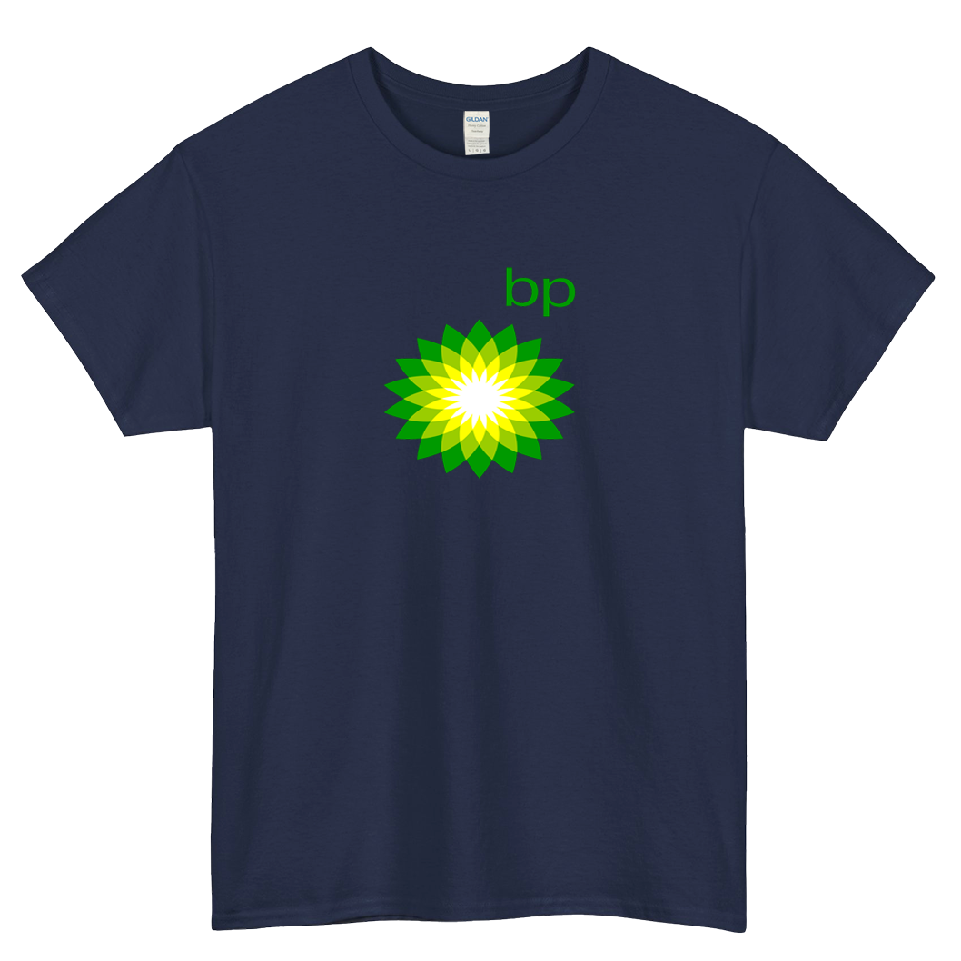 Bp British Petroleum Oil Short Sleeve T-Shirt Size S-3XL -P