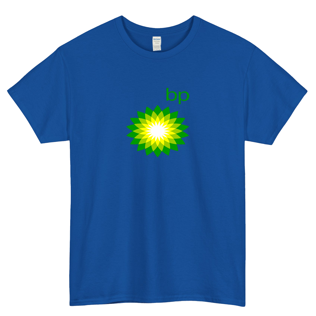 Bp British Petroleum Oil Short Sleeve T-Shirt Size S-3XL -P