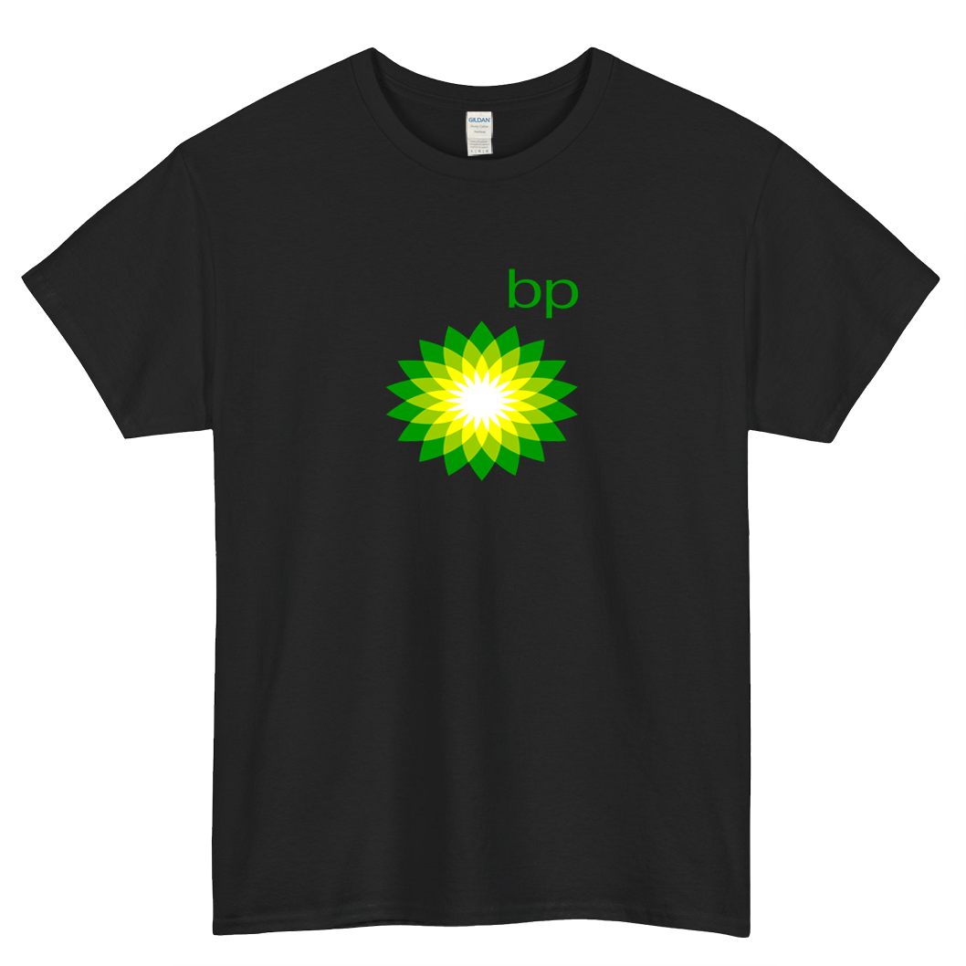 Bp British Petroleum Oil Short Sleeve T-Shirt Size S-3XL -P
