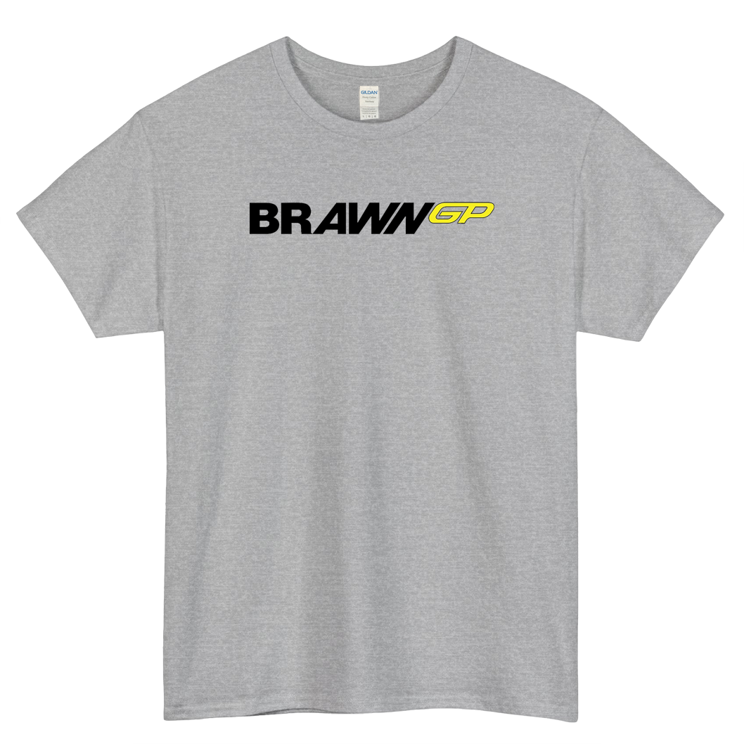 Brawn Classic Mens Unisex Short Sleeve T-Shirt Size S-3XL - P