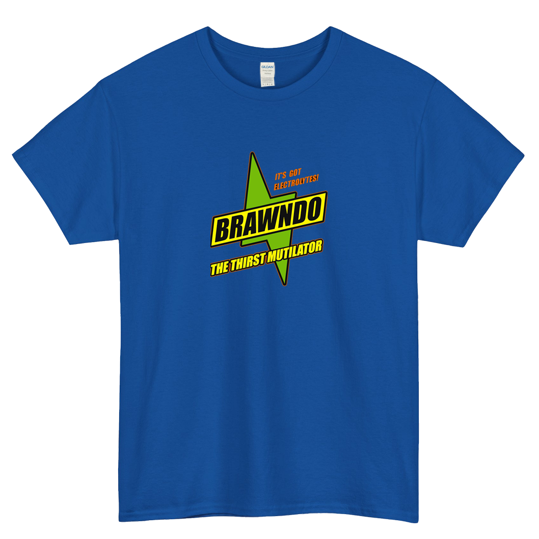 Brawndo The Thirst Mutilator Classic Novelty Short Sleeve T-Shirt Size S-3XL -P