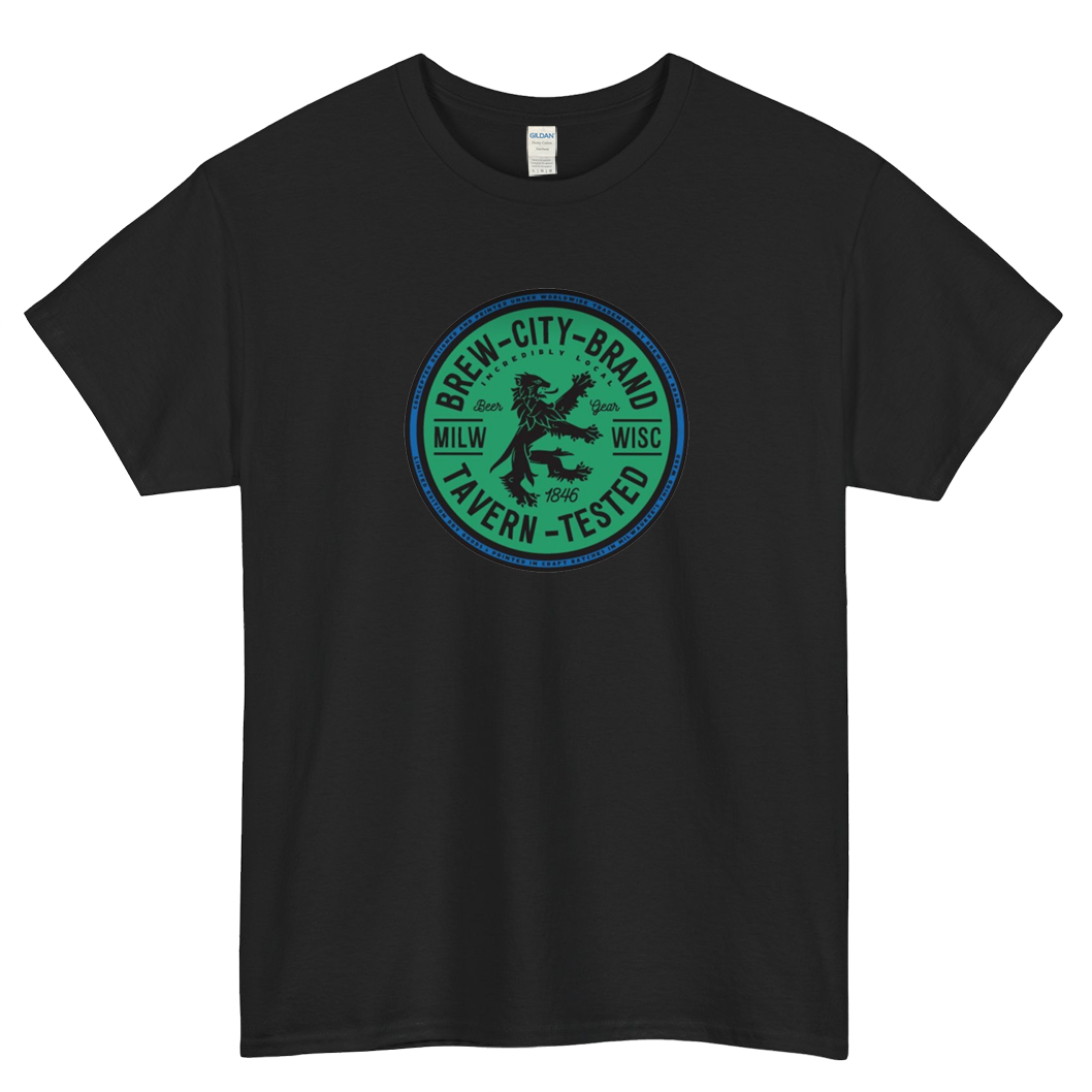 Brew City Brand Logo Mens Unisex Short Sleeve T-Shirt Size S-3XL - P
