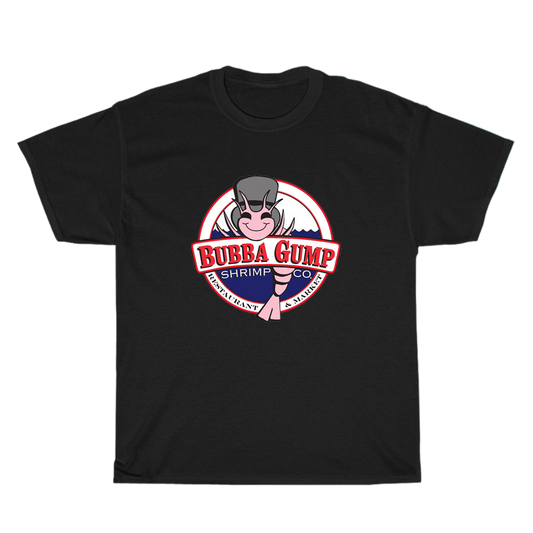 Bubba Gump Shrimp Logo Men's Unisex T Shirt Size S to 3XL