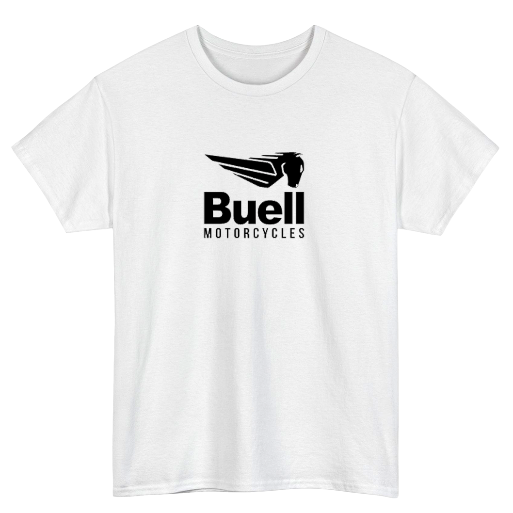 Buell American Motorcycle Logo Mens Unisex Short Sleeve T-Shirt Size S-3XL - P