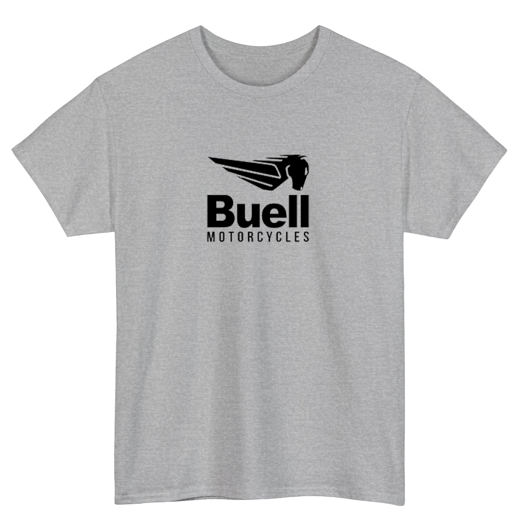 Buell American Motorcycle Logo Mens Unisex Short Sleeve T-Shirt Size S-3XL - P