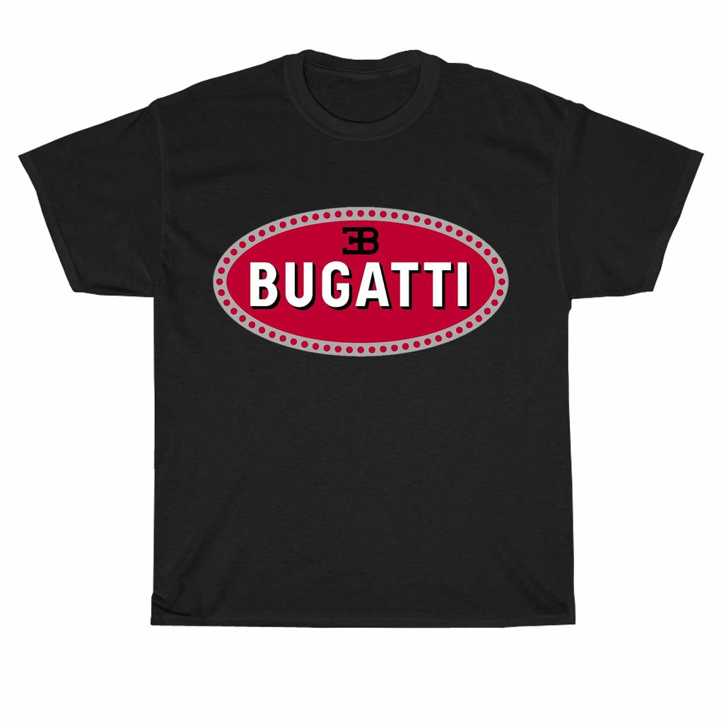 Bugatti Racing Logo Unisex Men's T Shirt Size S to 3XL