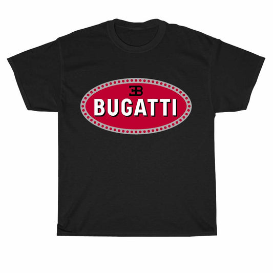 Bugatti Racing Logo Unisex Men's T Shirt Size S to 3XL