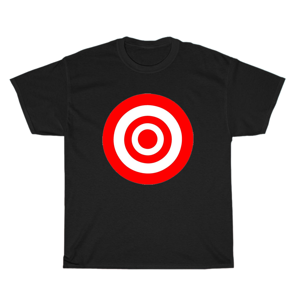 Bullseye Target Bulls Eye Joke logo Men's Unisex T Shirt Size S to 3XL