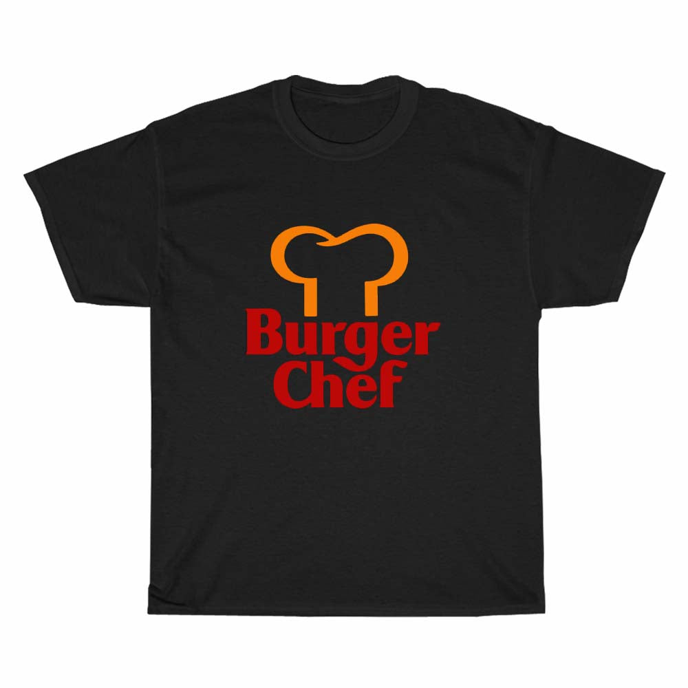Burger Chef Logo Men's Unisex T Shirt Size S to 3XL