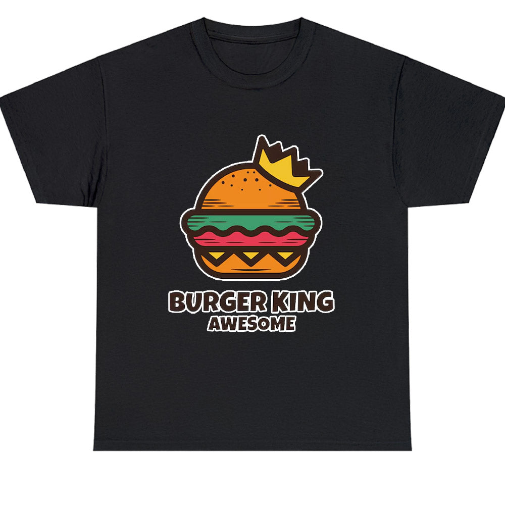 Burger King Awesome Logo Men's Unisex T Shirt Size S to 3XL