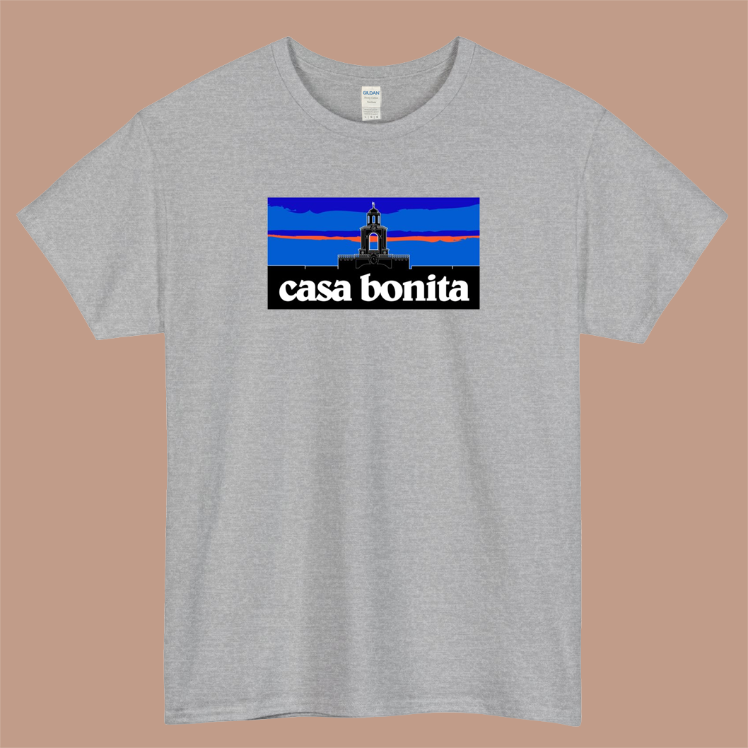 CASA BONITA Logo Mens Unisex Short Sleeve T-Shirt Size S-3XL - P