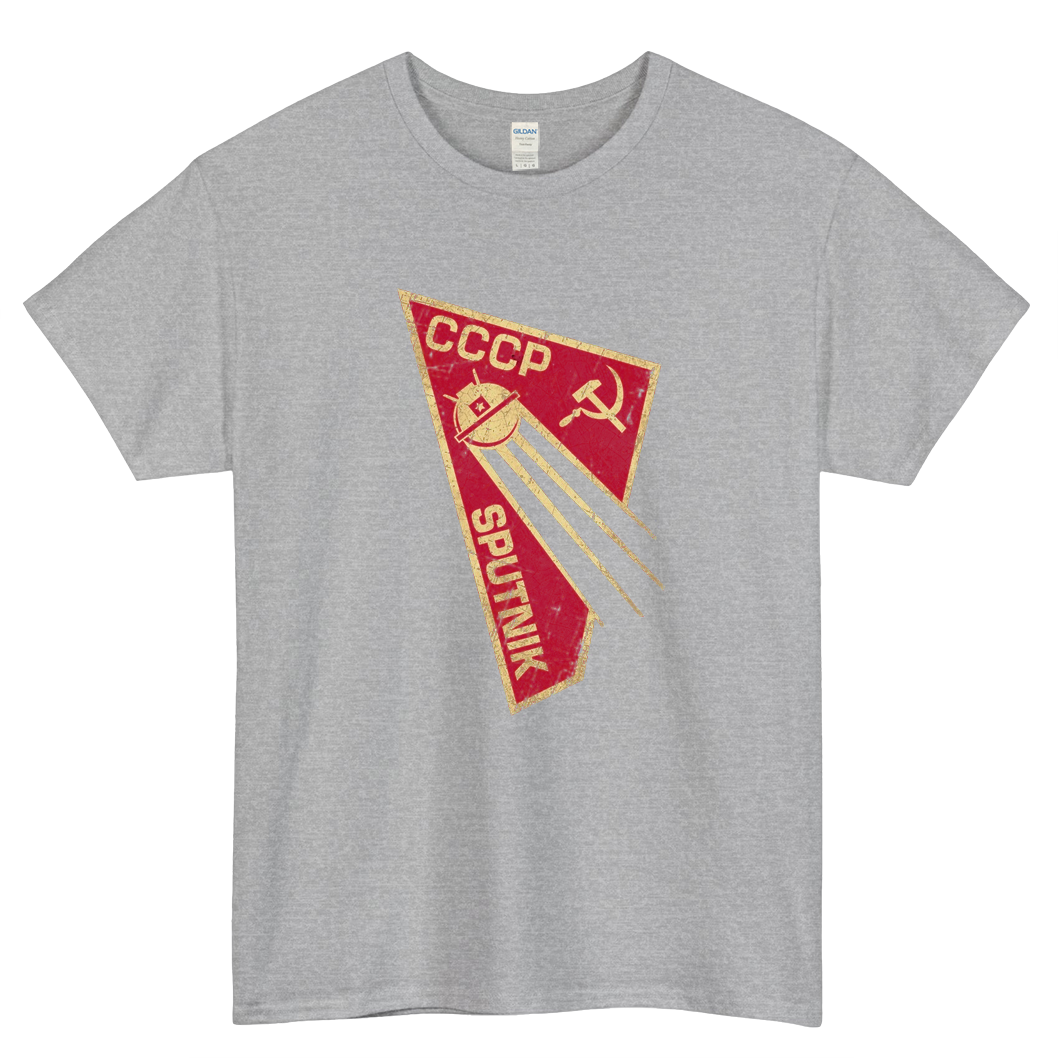 CCCP Satellite Sputnik V01 Logo Mens Unisex Short Sleeve T-Shirt Size S-3XL - P