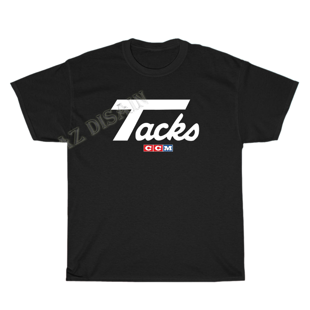 CCM Tacks Retro Ice Hockey Logo Men's Unisex T Shirt Size S to 3XL