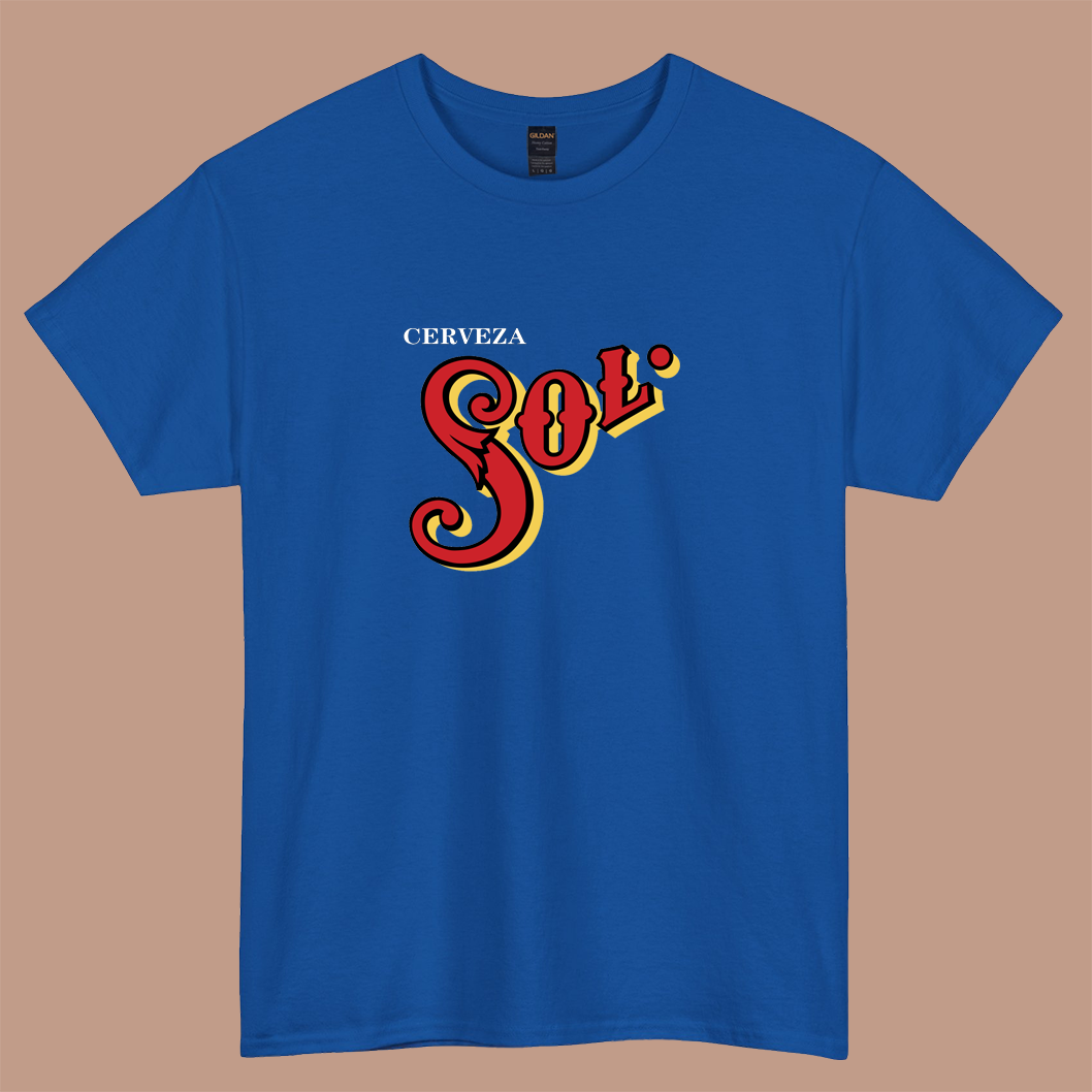 CERVEZA SOL BEER LOGO SHORT SLEEVE T SHIRT S-3XL-P