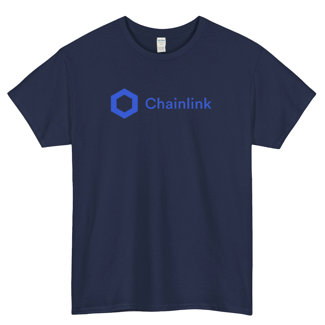 CHAINLINK LINK CRYPTO ALTCOIN logo SHORT SLEEVE T SHIRT -P