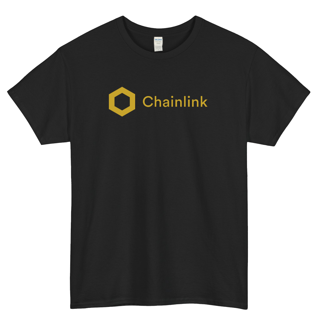 CHAINLINK LINK CRYPTO ALTCOIN logo SHORT SLEEVE T SHIRT -P