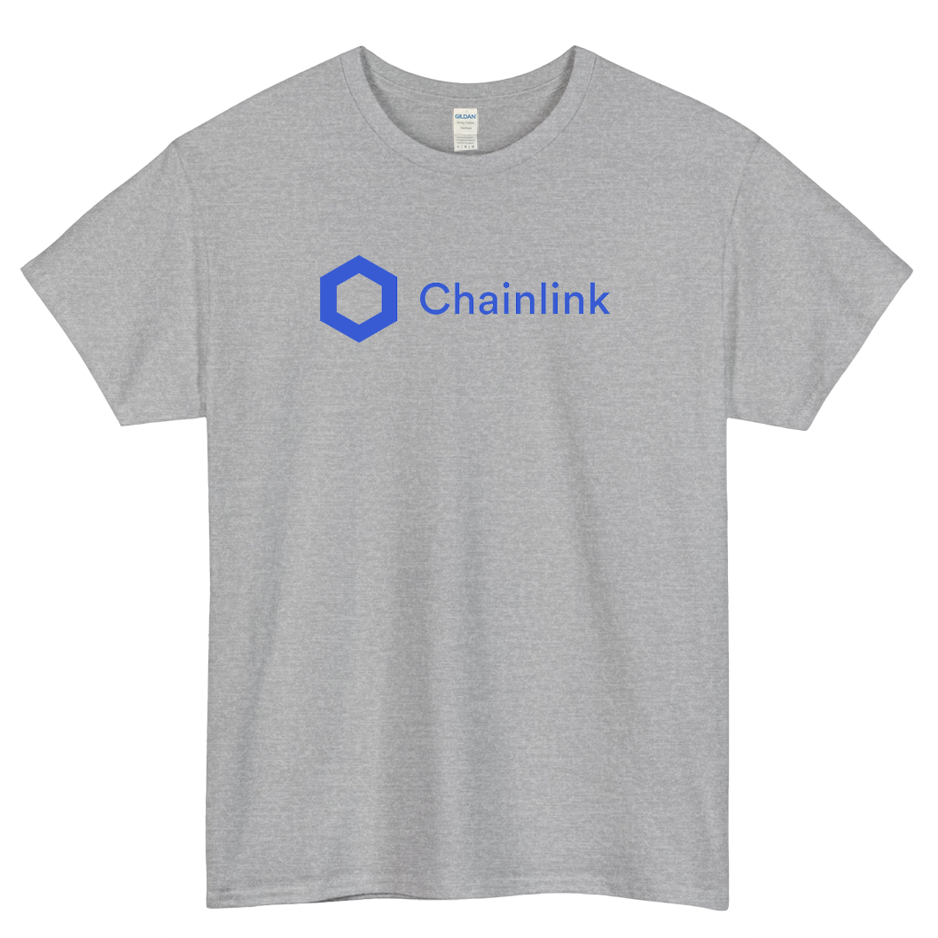 CHAINLINK LINK CRYPTO ALTCOIN logo SHORT SLEEVE T SHIRT -P