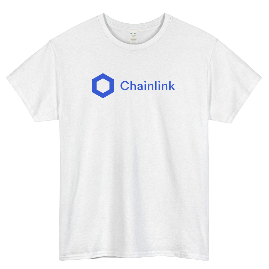 CHAINLINK LINK CRYPTO ALTCOIN logo SHORT SLEEVE T SHIRT -P