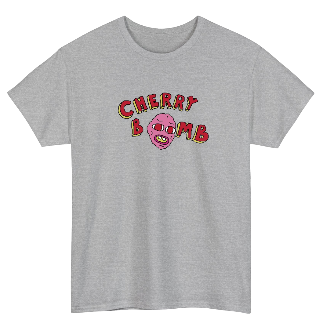 CHERRY BOMB Logo Mens Unisex Short Sleeve T-Shirt Size S-3XL - P