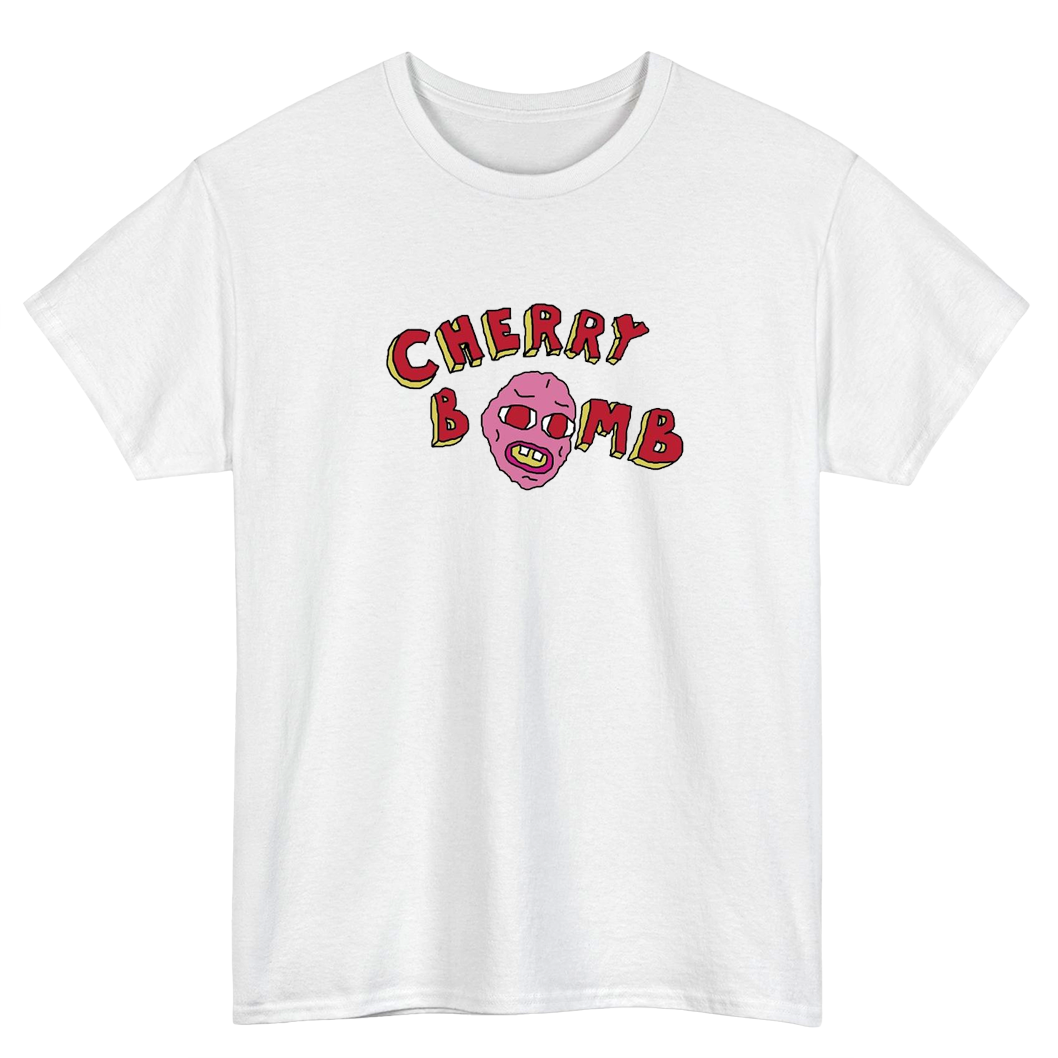 CHERRY BOMB Logo Mens Unisex Short Sleeve T-Shirt Size S-3XL - P