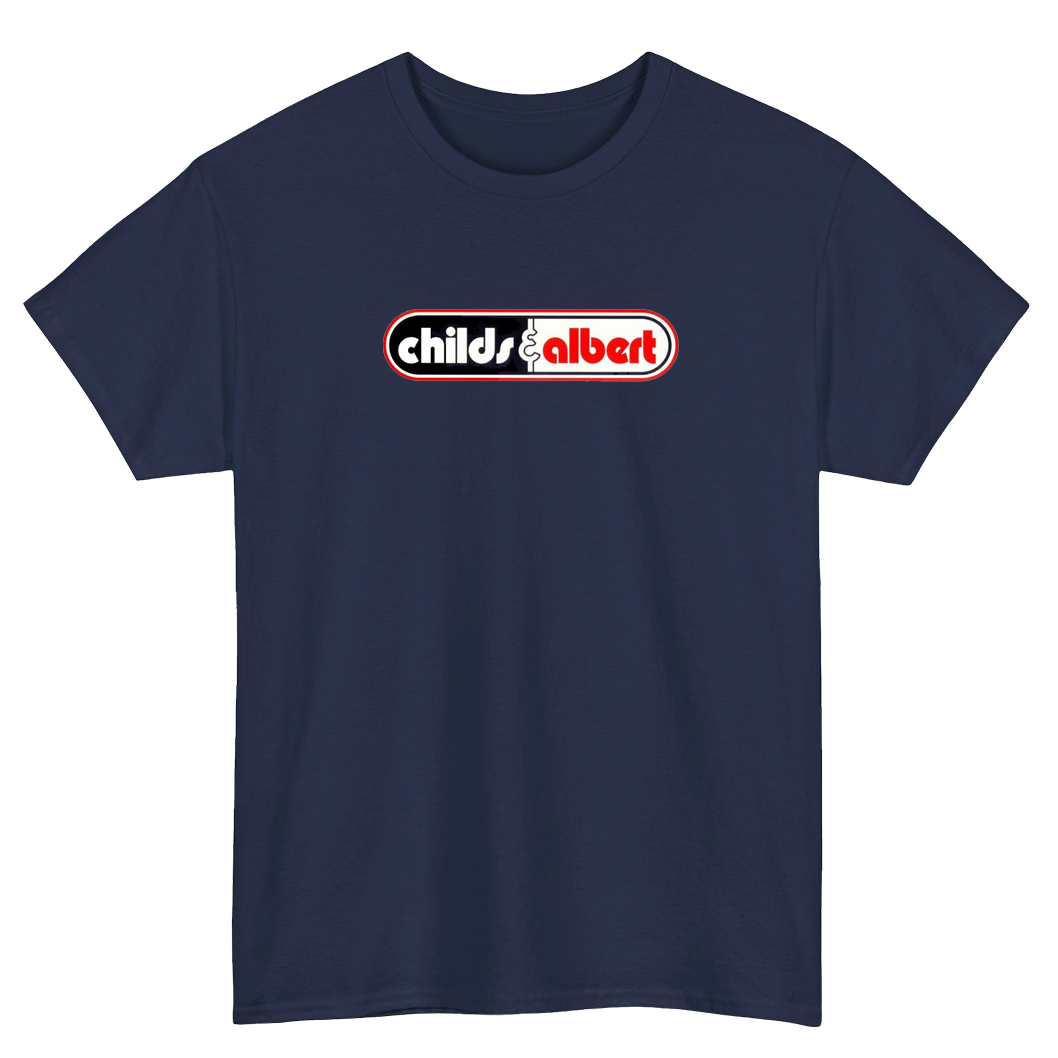 CHILDS ALBERT Blue Black Navy Logo Mens Unisex Short Sleeve T-Shirt Size S-3XL -P