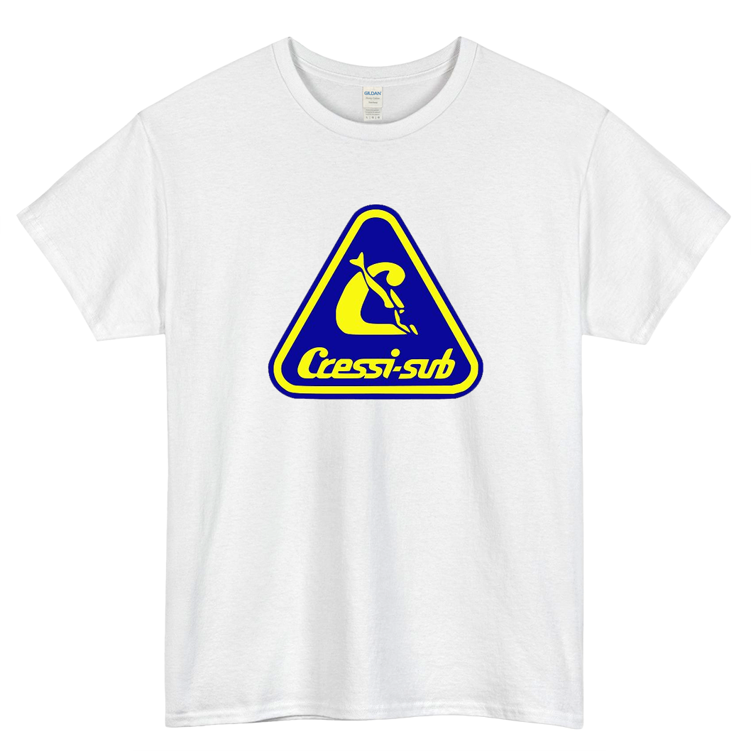 CRESSI SUB Logo Mens Unisex Short Sleeve T-Shirt Size S-3XL - P