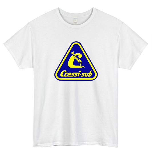 CRESSI SUB Logo Mens Unisex Short Sleeve T-Shirt Size S-3XL - P