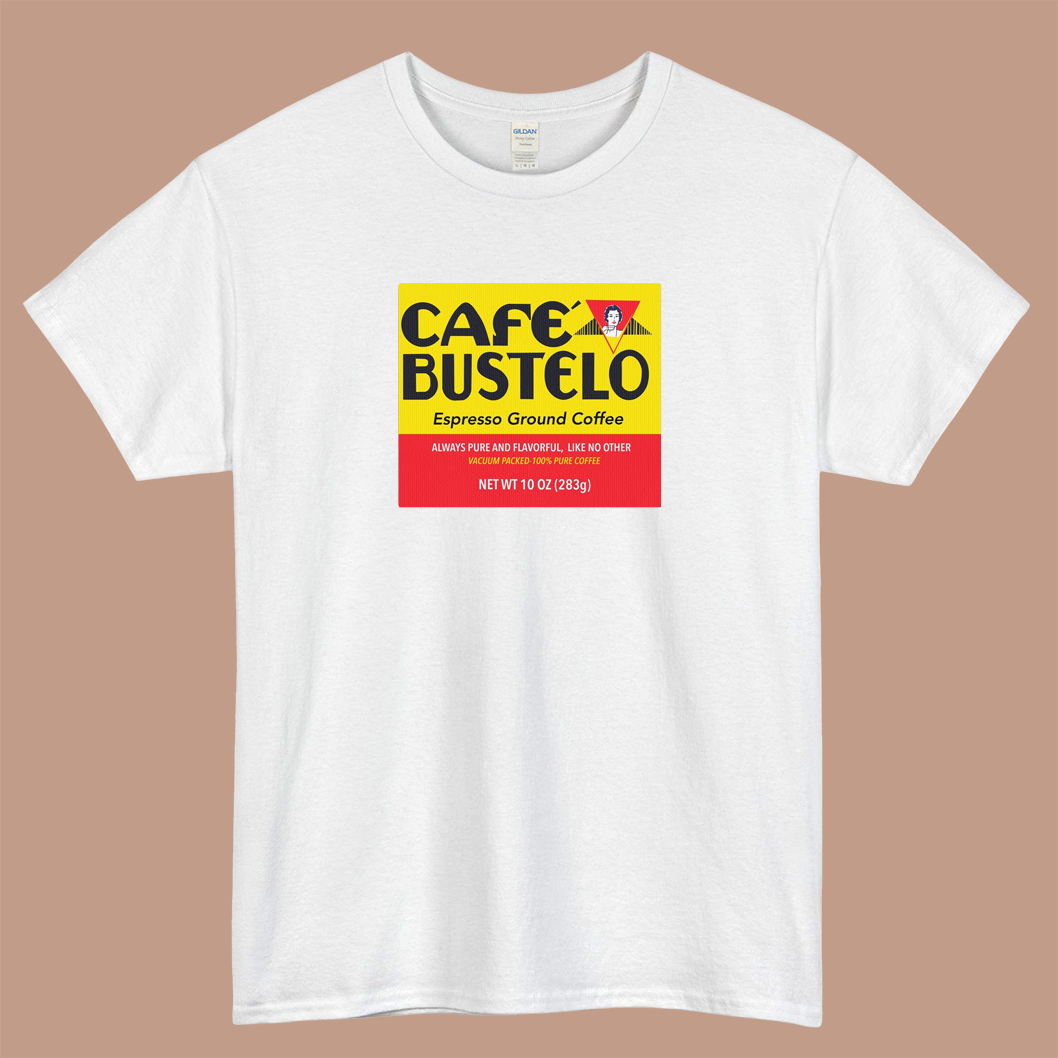 Café bustelo Logo Mens Unisex Short Sleeve T-Shirt Size S-3XL - P