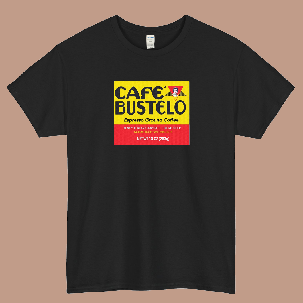 Café bustelo Logo Mens Unisex Short Sleeve T-Shirt Size S-3XL - P
