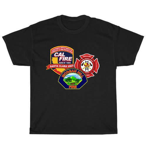 California Department of Forestry Cal Fire Logo Men's Unisex T Shirt Size S to 3XL