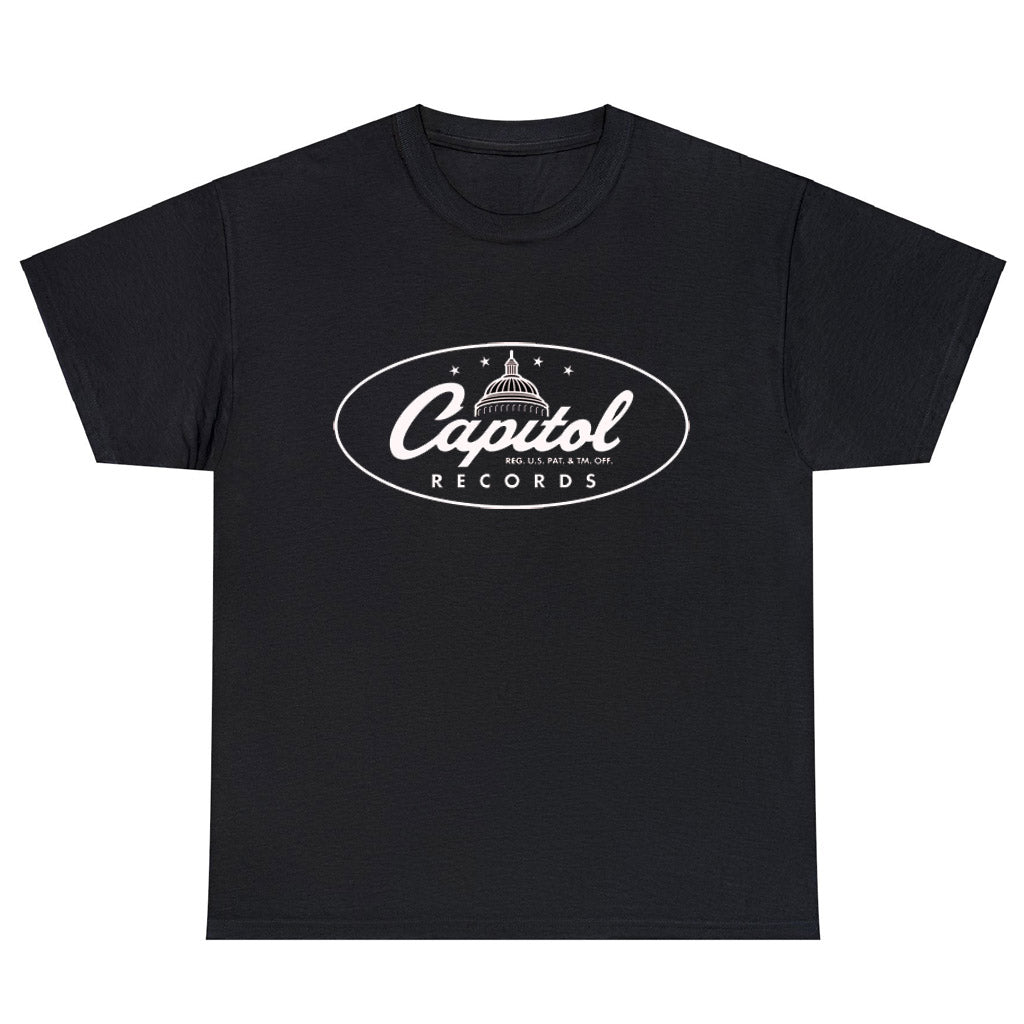 Capitol Records Famous Music Label Company Logo Men's Unisex T Shirt Size S to 3XL