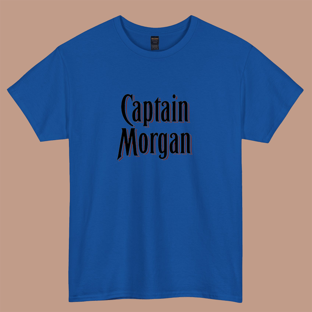 Captain Morgan Logo short sleeve t shirt S-3XL- P