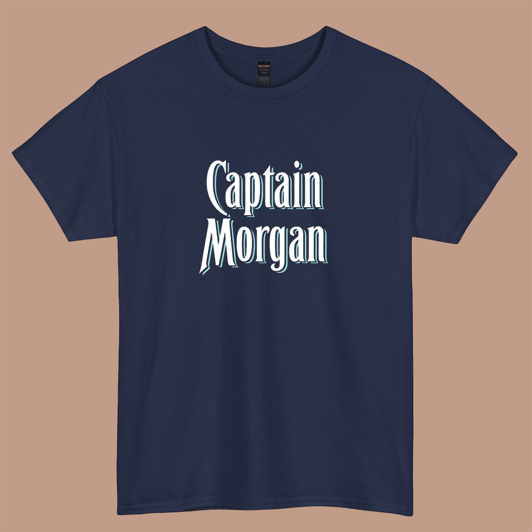 Captain Morgan Logo short sleeve t shirt S-3XL- P