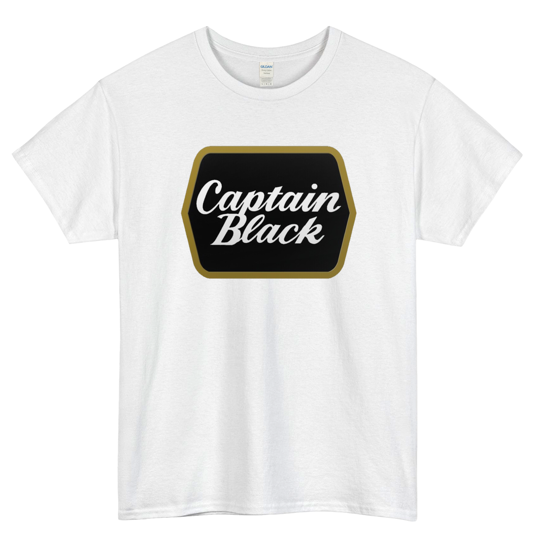 Captain black Logo Mens Unisex Short Sleeve T-Shirt Size S-3XL - P