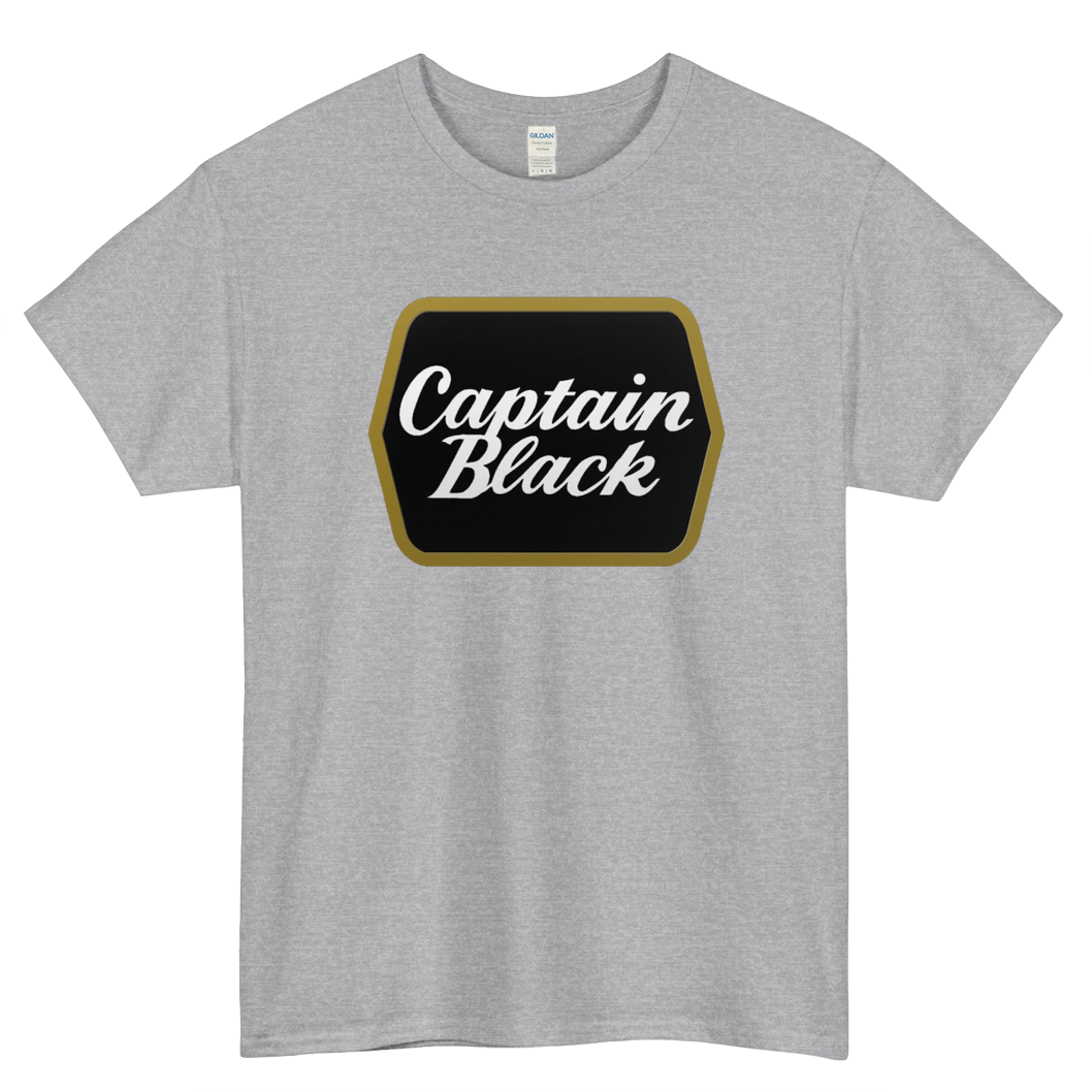 Captain black Logo Mens Unisex Short Sleeve T-Shirt Size S-3XL - P