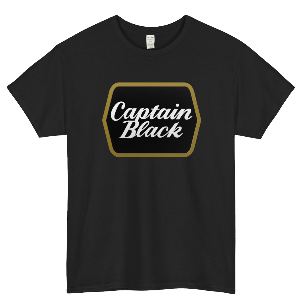 Captain black Logo Mens Unisex Short Sleeve T-Shirt Size S-3XL - P