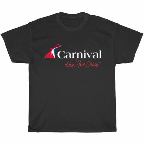 Carnival Cruise Line Company Logo Men's Unisex T Shirt Size S to 3XL