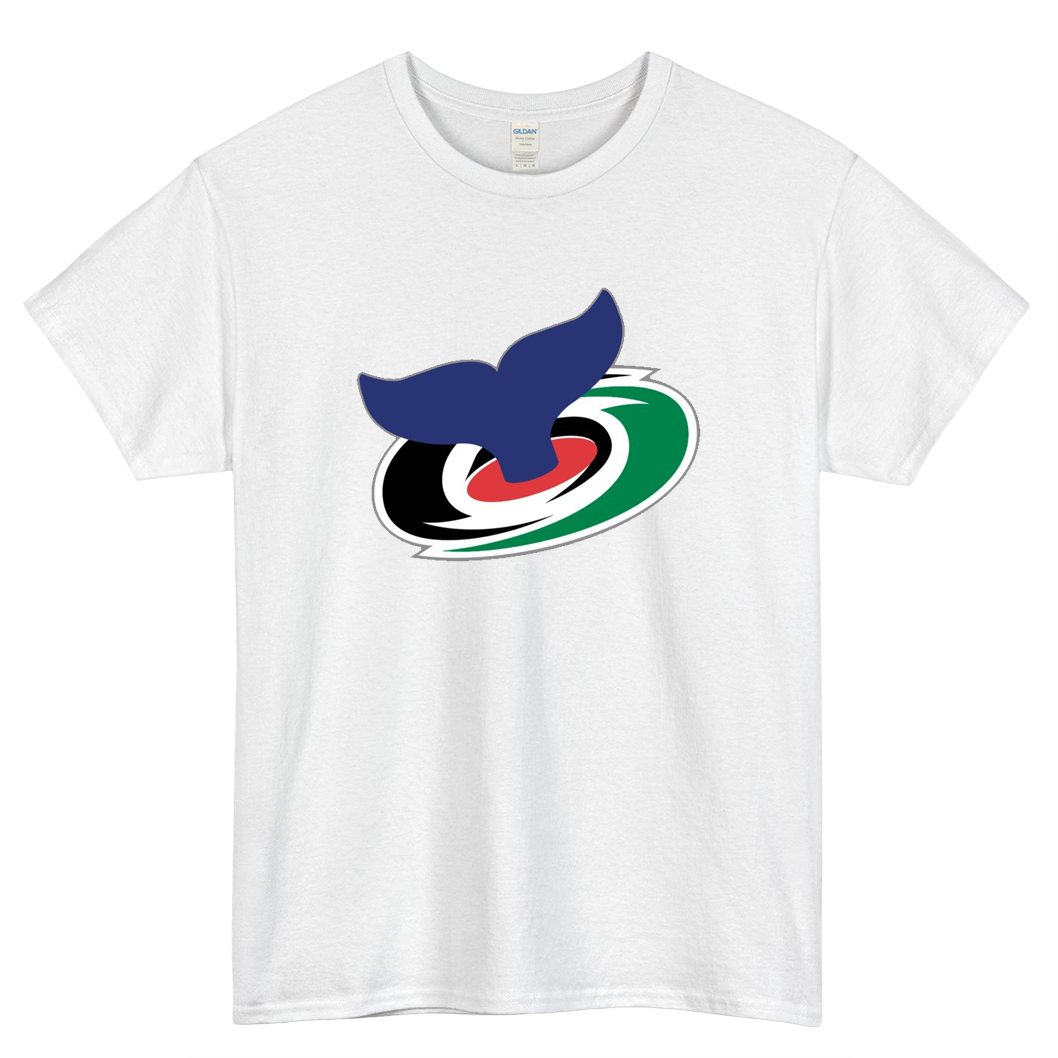 Carolina Whalers Logo Mens Unisex Short Sleeve T-Shirt Size S-3XL - P