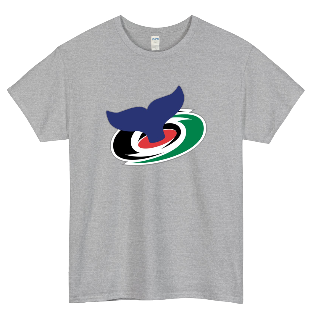 Carolina Whalers Logo Mens Unisex Short Sleeve T-Shirt Size S-3XL - P