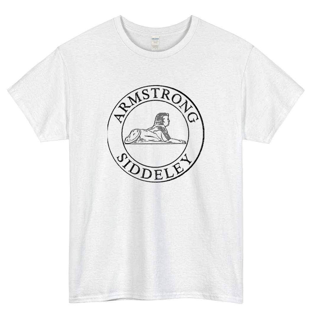 Cars - Armstrong Siddeley Logo Mens Unisex Short Sleeve T-Shirt Size S-3XL - P