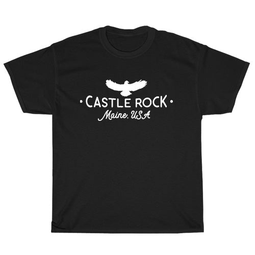Castle Rock Entertainment Logo Mens Unisex Short Sleeve Black T-Shirt Size S-3XL