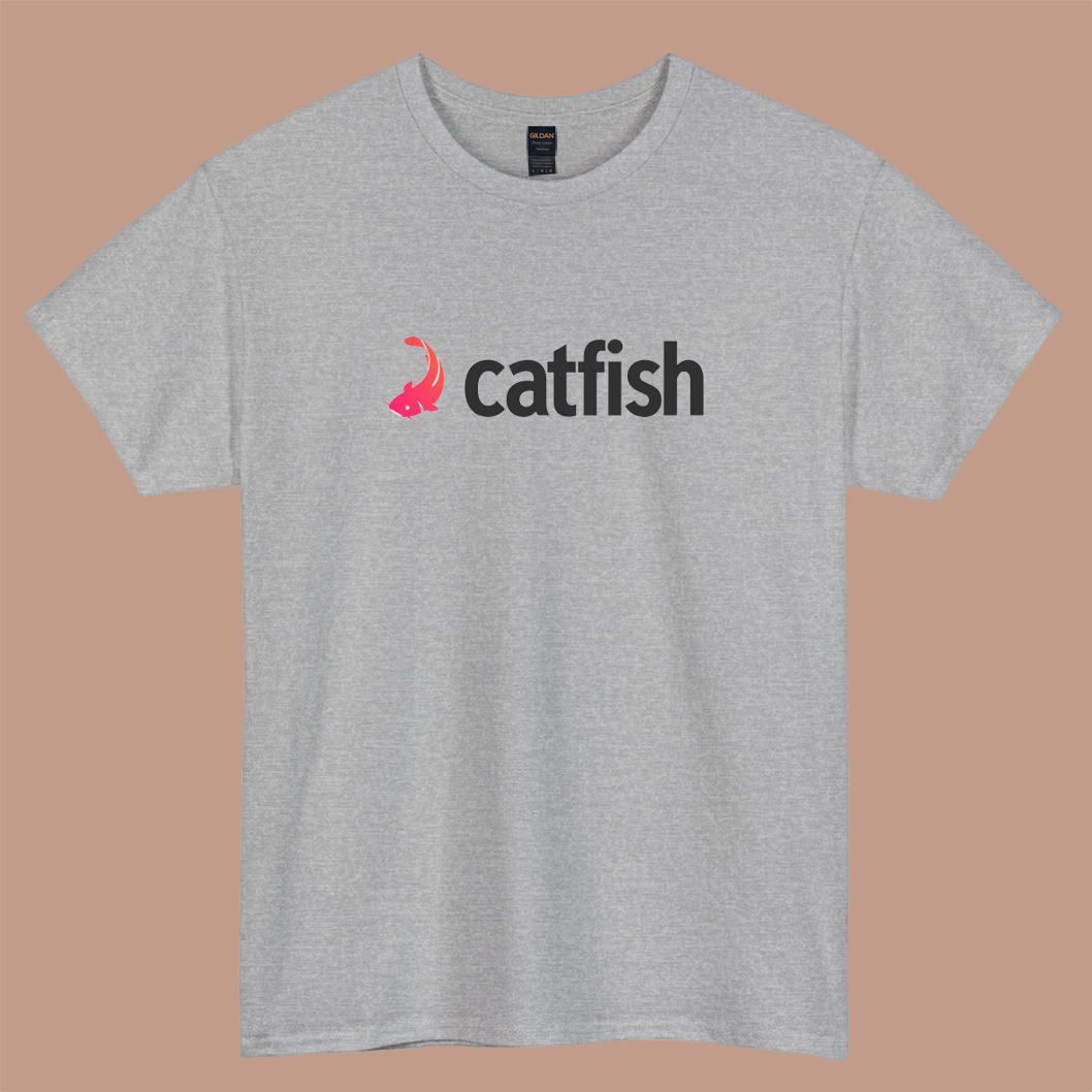 Catfish App Logo short sleeve t shirt S-3XL-p