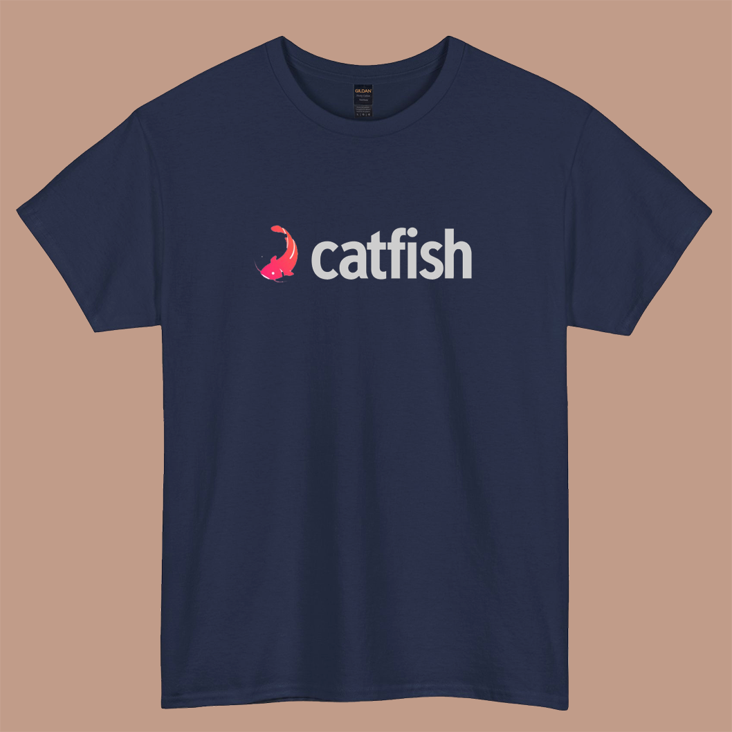 Catfish App Logo short sleeve t shirt S-3XL-p