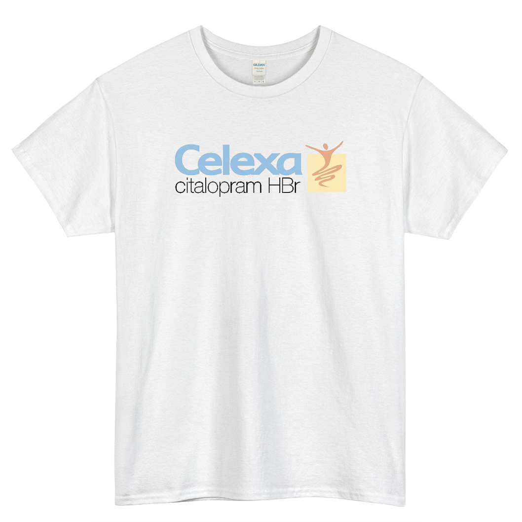 Celexa Logo Mens Unisex Short Sleeve T-Shirt Size S-3XL - P