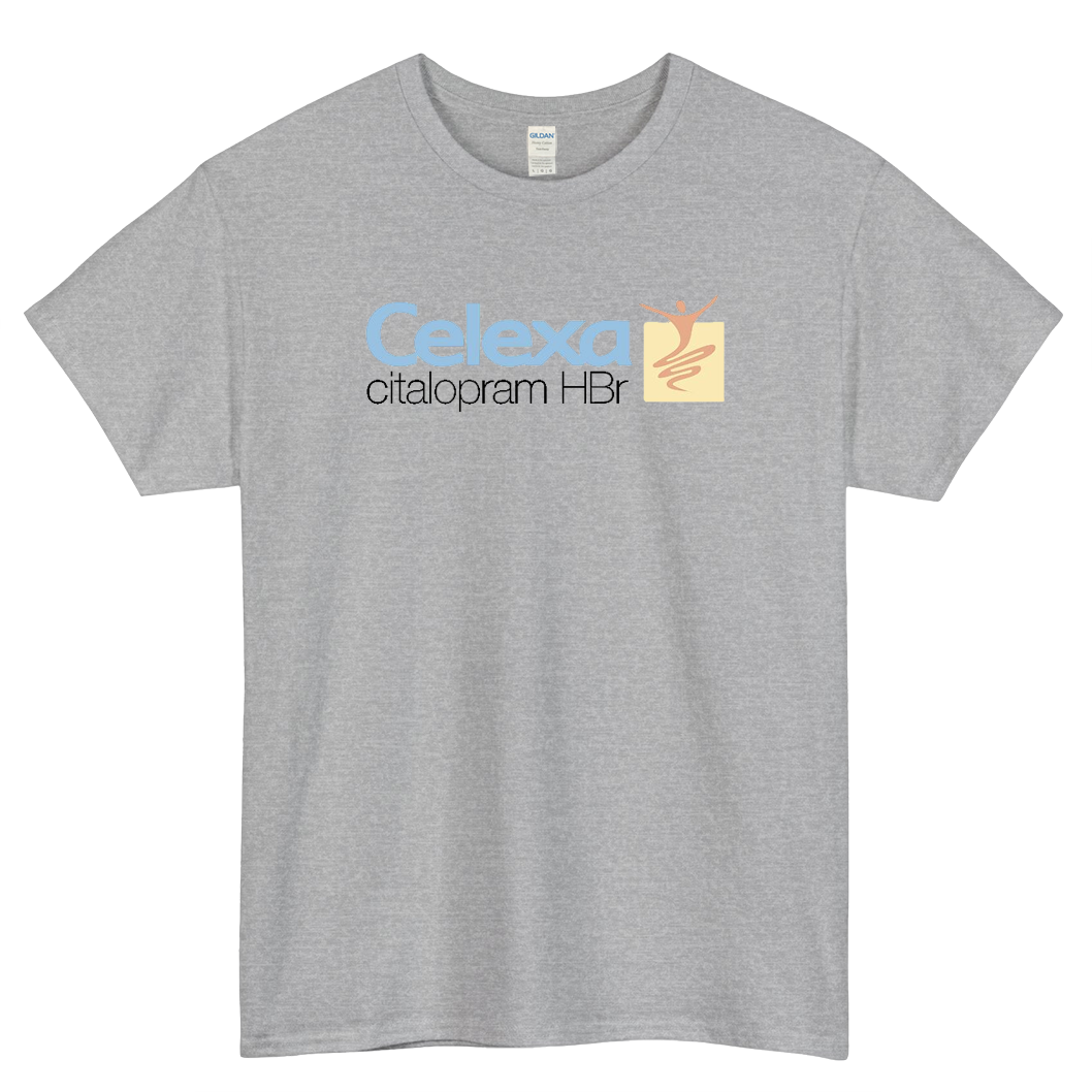 Celexa Logo Mens Unisex Short Sleeve T-Shirt Size S-3XL - P