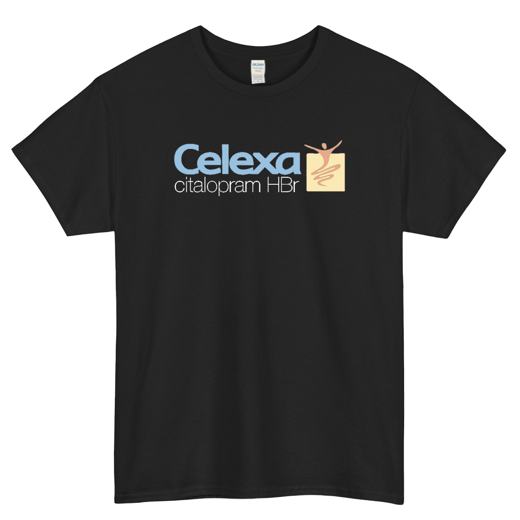 Celexa Logo Mens Unisex Short Sleeve T-Shirt Size S-3XL - P