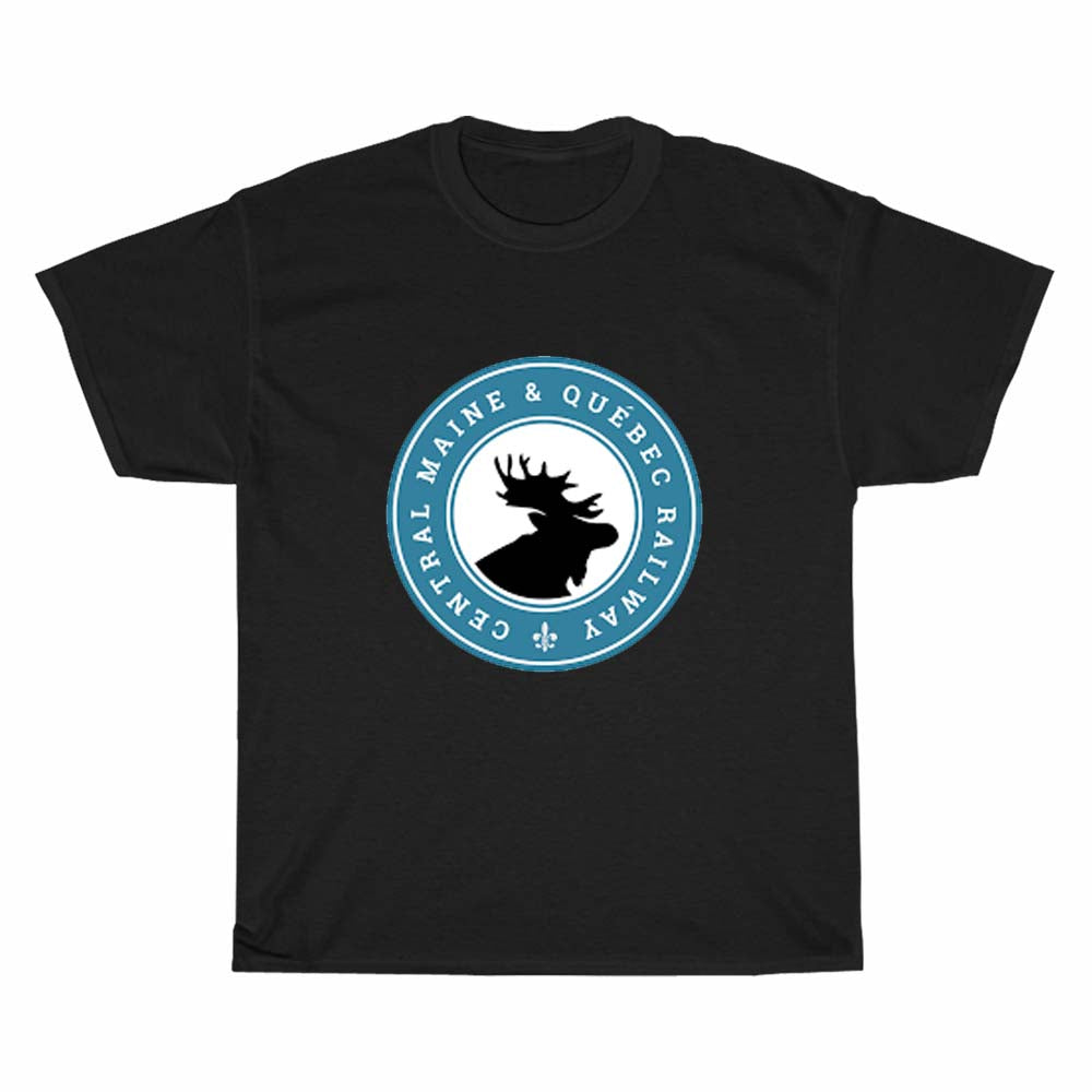Central Maine & Quebec Railway Logo Men's Unisex T Shirt Size S to 3XL