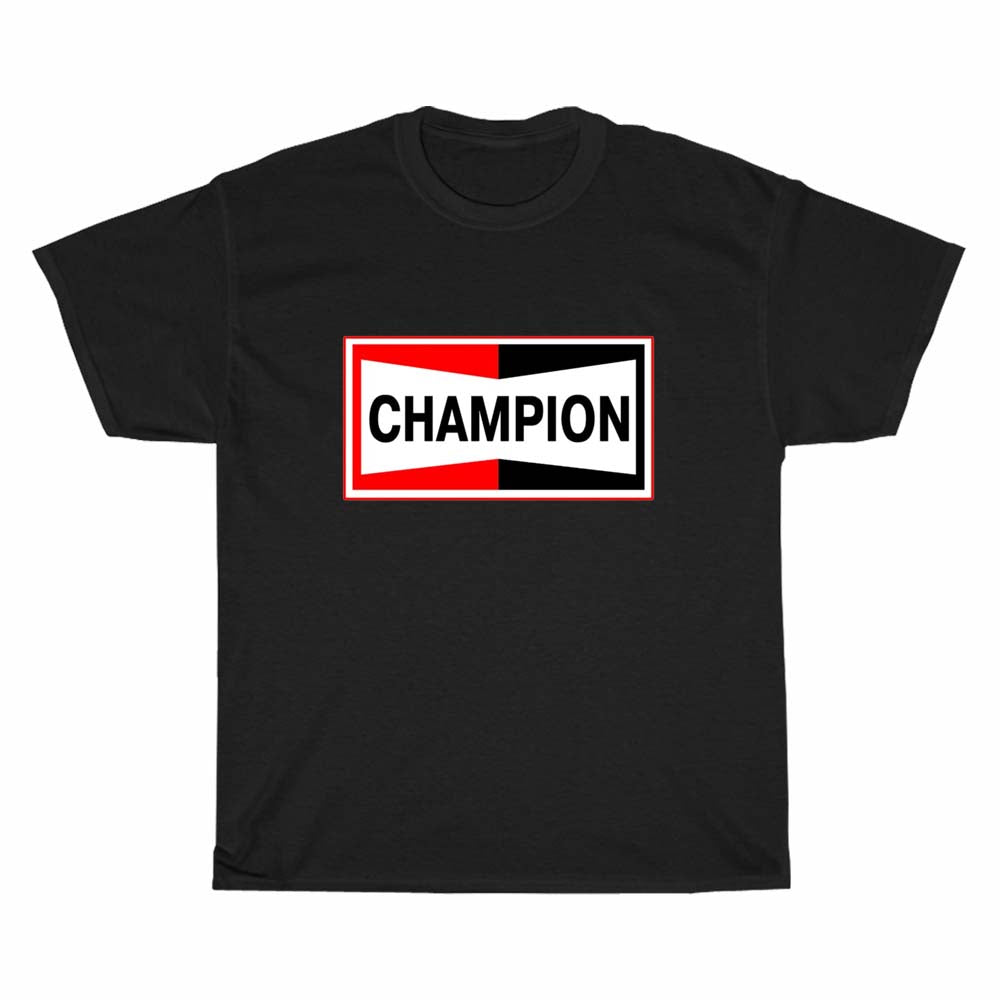 Champion Spark Plug Racing logo Men's Unisex T Shirt Size S to 3XL