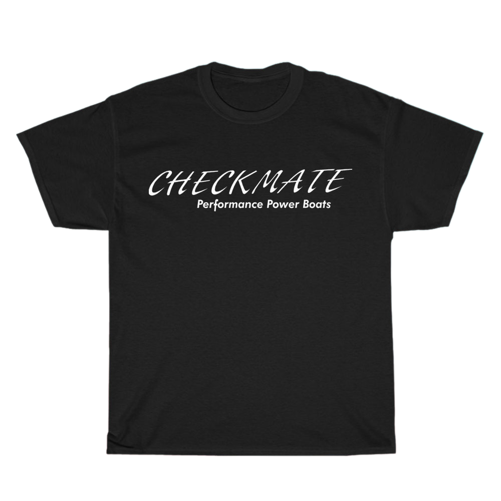 Checkmate Power Boats Logo Men's Unisex T Shirt Size S to 3XL