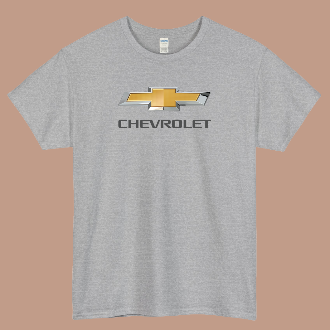 Chevrolet Car Brand Logo Mens Unisex Short Sleeve T-Shirt Size S-3XL